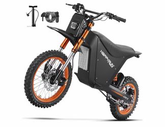 HAPPYRUN G300 SE 4500W Peak Electric Dirt Bike for Adults and Teens, 48V 26Ah Removable Battery, 45 Miles Range, 36 MPH, Hydraulic Disc Brakes & Full 
