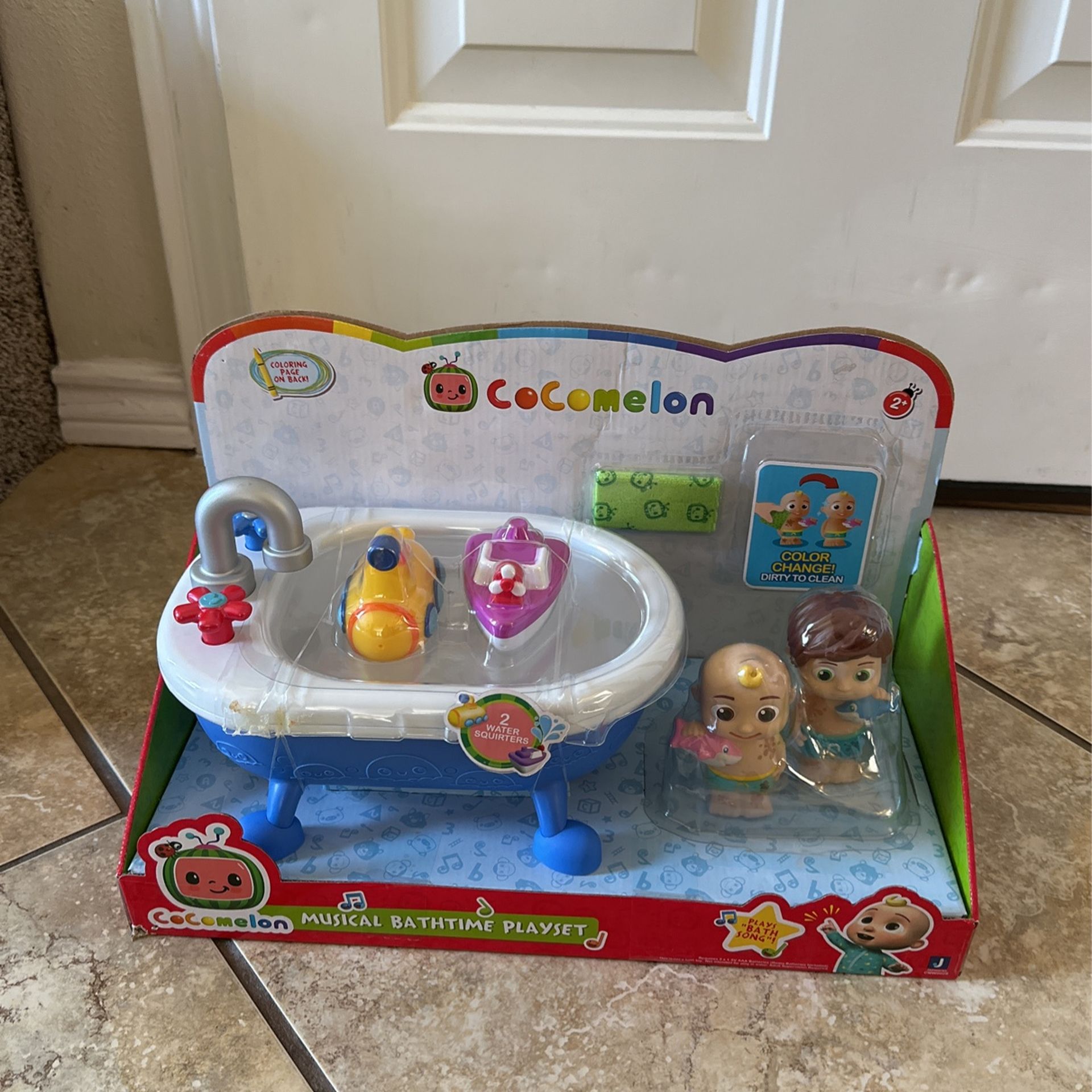Cocomelon Musical Bathtime Playset