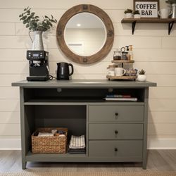 Farmhouse Buffet / Coffee Bar / Media Console / Entryway Table- delivery available 