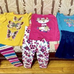 Set Cloths Girl Size 5/6 New 