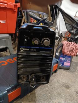 Miller cst 280. 208-230 v , stick and tig welder. Have lines,torches,tips ect for either or both