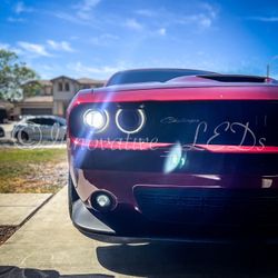 H7 LED Light Bulbs, 8000LM Per Set 6500K LED Light Bulbs with Fan & EMC, Halogen Headlight Bulb Replacement, Pack of 2 