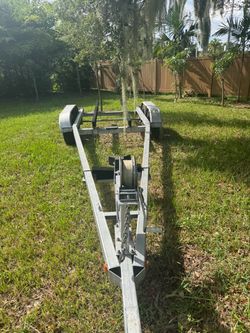Galvanized Steel Dual Axel Boat Trailer