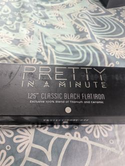 1.2 Classic Black Flat Iron 