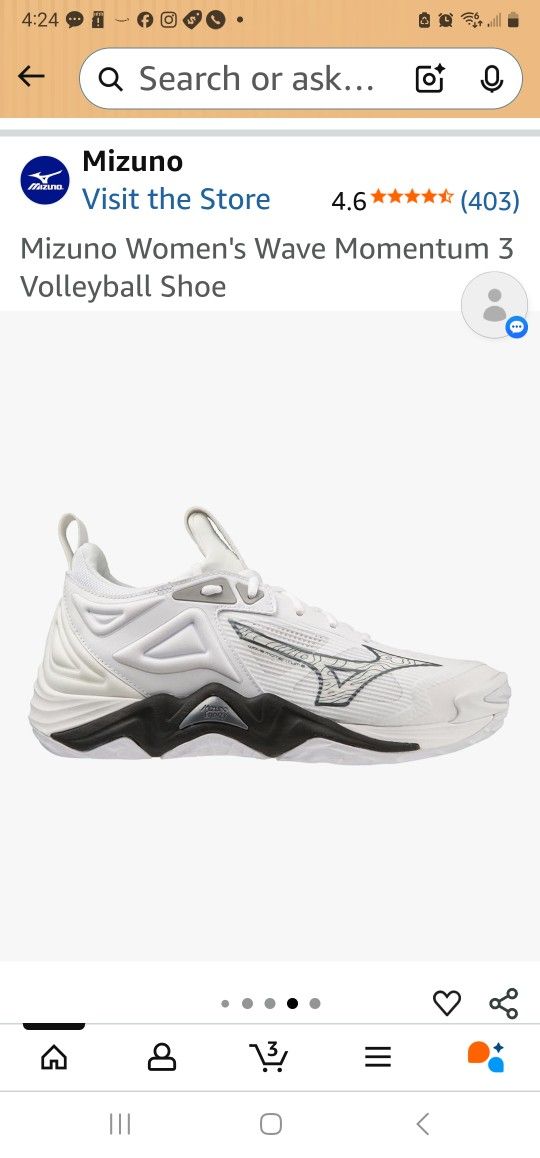 VOLLEYBALL SHOES - SIZE 11 WOMENS
