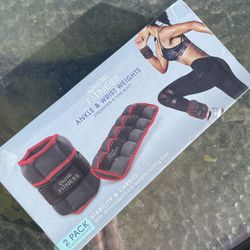 Fitness Ankle And Wrist Weights 2 PACK Brand New