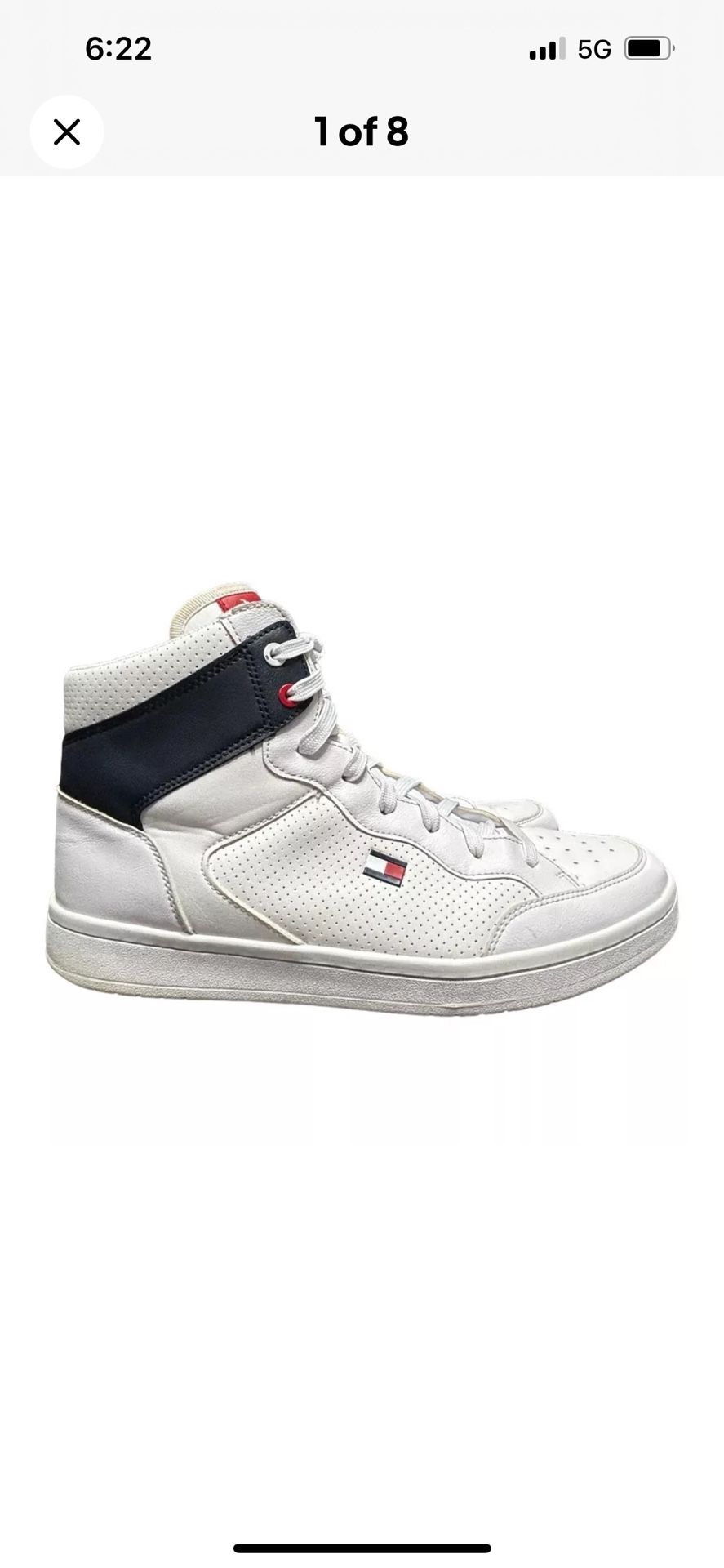 Tommy Hilfiger TMLandy 2-C High Tops Leather Sneakers Men's Size 11