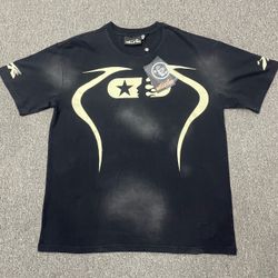 Hellstar Black Graphic T-Shirt with Tags
