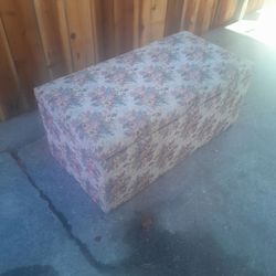 Linen wood fabric chest y tumq ty