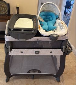 Baby playard and changing station