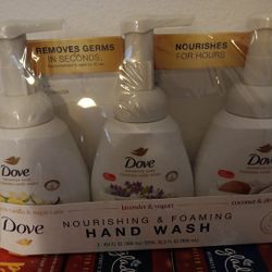 Dove Nourishing Foaming Hand Wash Variety  3 Pack