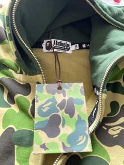 bape big abc camo shark wide full zip double hoodie