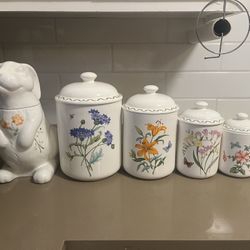 Vintage Ceramic Canister Set