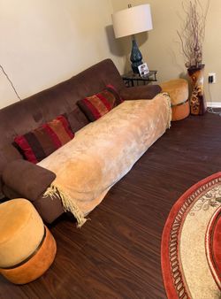 Living room plus ottoman