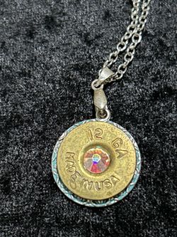 Bullet jewelry pendant/ necklace