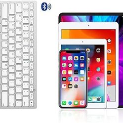 OMOTON Ultra-Slim Bluetooth Keyboard for iPhone, iPad & All Bluetooth Devices