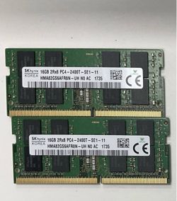 32GB SK Hynix (2x16GB) DDR4-2400 MHz SO-DIMM RAM Kit - KCP426SD8/32