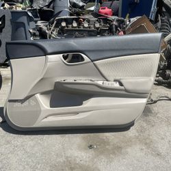 2015 Honda Civic Front Right Door Panel 