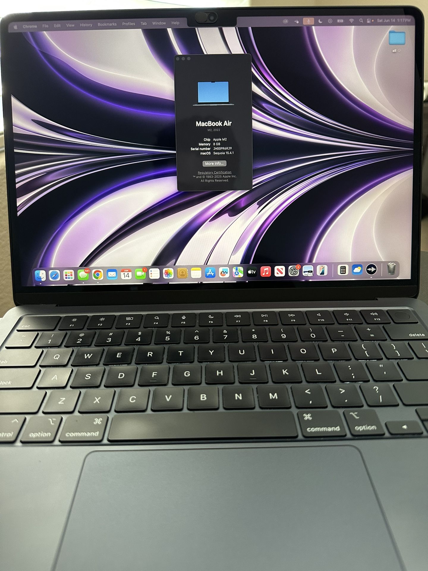 M2 Macbook Air- PERFECT Condition