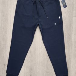 Polo Ralph Lauren Double-Knit Jacquard Joggers Navy Blue Men's Size Large NWT MSRP $125