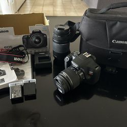 Canon Rebel T6 With Extra Lens