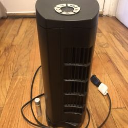 Small Vertical Tower Fan Black