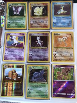 Rare and Common Pokémon Cards