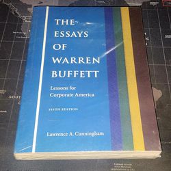 Book - The Essays of Warren Buffett: Lessons for Corporate America

Fifth Edición

