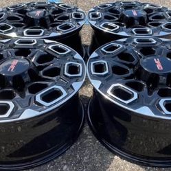 20” GMC SIERRA CHEVY SILVERADO 2500 8X6.5 3500 WHEELS RIMS 8X165 SET NEW