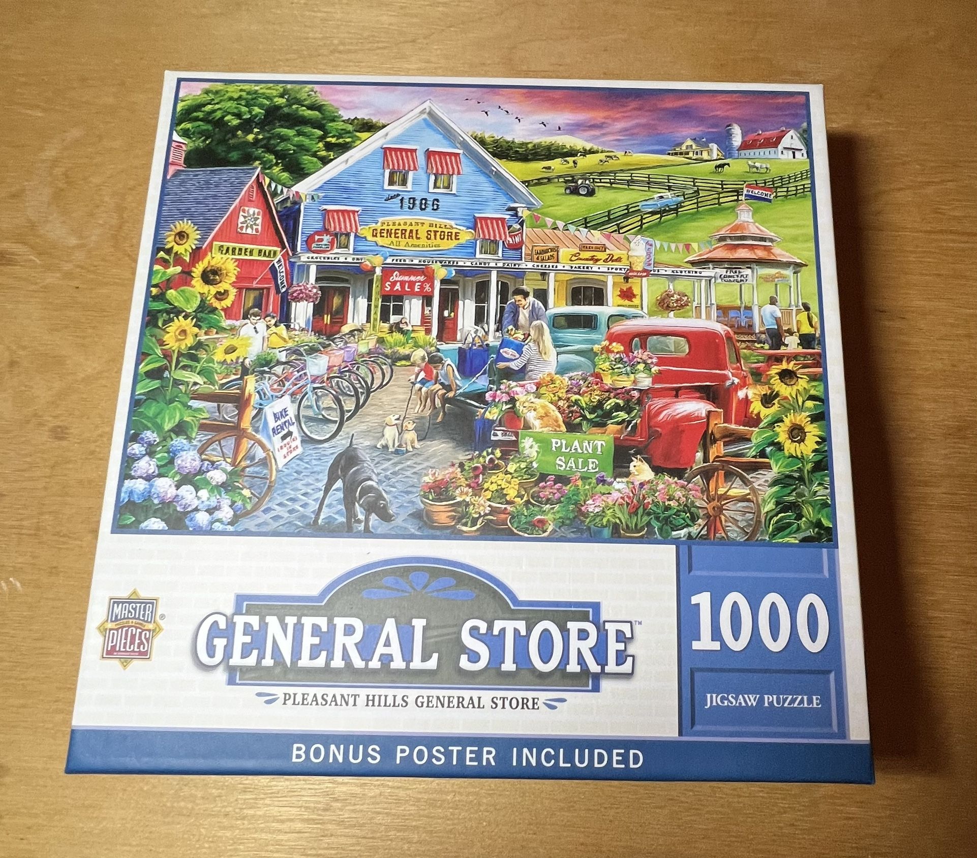Master Pieces 1000 Piece Complete Relaxing General Store Jigsaw Puzzle ...