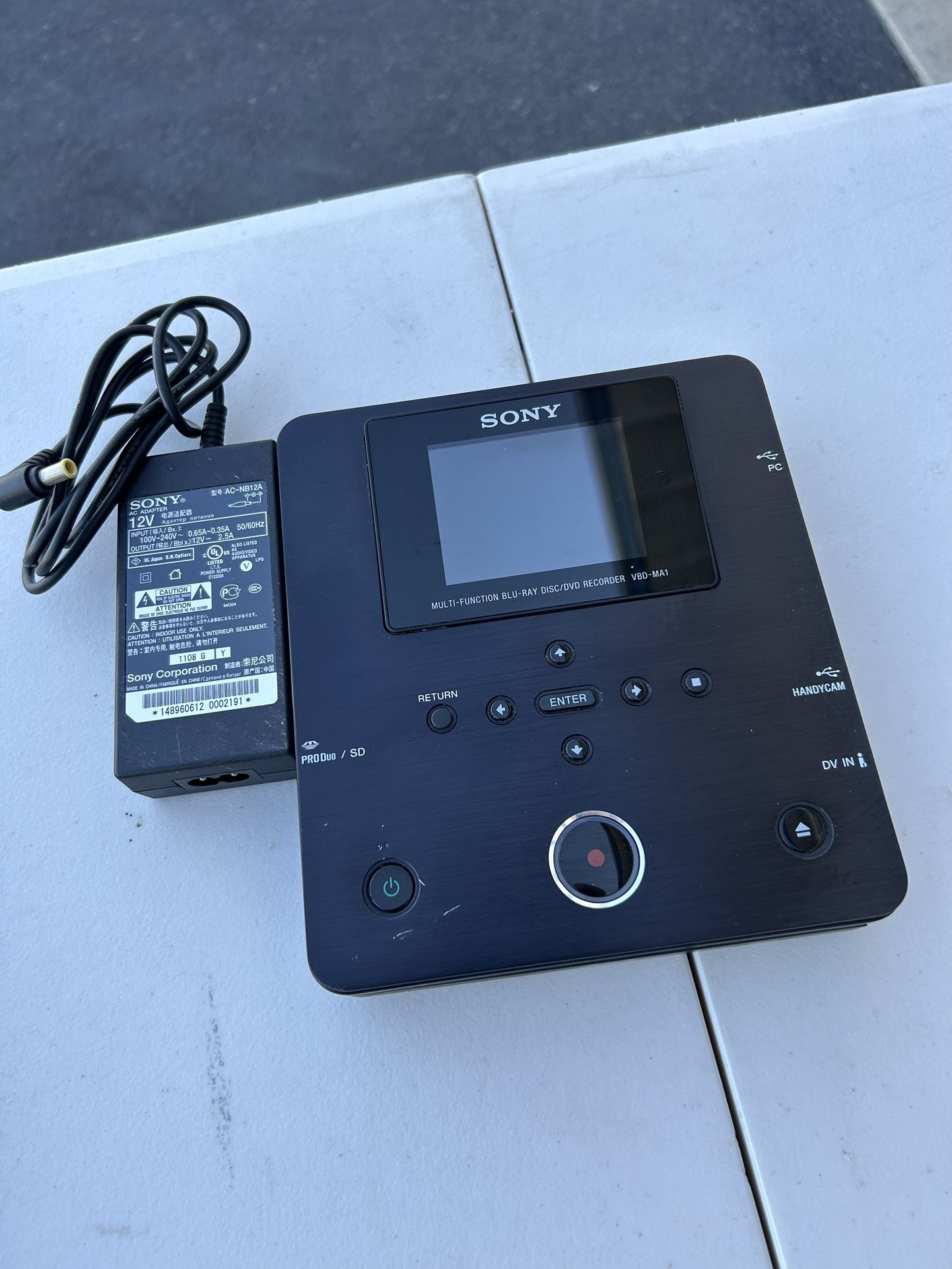 Sony VBD-MA1 Blu-ray/DVD Recorder – Great for Transferring MiniDV/SD Video to Disc