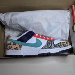 Nike Dunk Low Safari Size 10w/8.5m