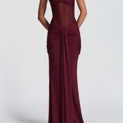 Burgundy Dress