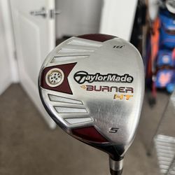 TaylorMade Burner HT 5 Wood 18* / RH / Stiff Graphite 50”