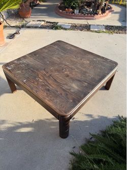 Coffee table 38”x38”x 16” high