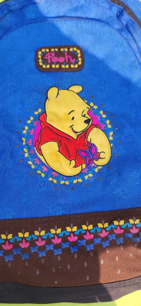 Vintage Disney Winnie The Pooh Backpack Book bag School
