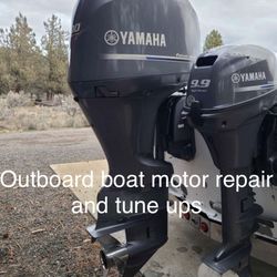 Outboard motor tune ups and repair 