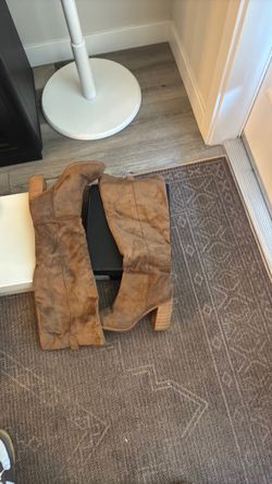 $20 or best offer camel color brown suede