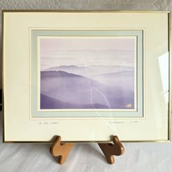 Vintage Custom Framed And Signed Mark Bergsma San Juan Photograph 