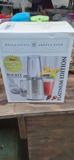 Bella Cucina Rocket Blending Set Platinum Edition