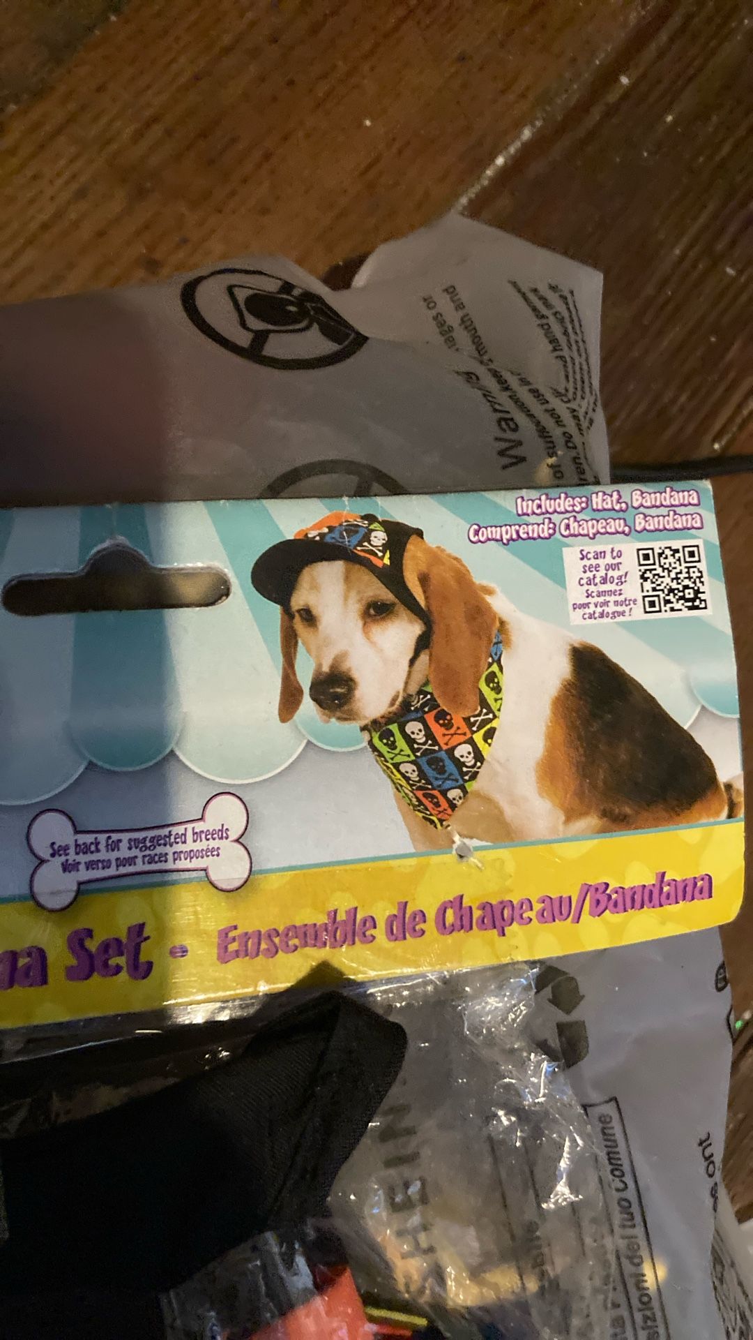 Halloween outfit size medium, large dog