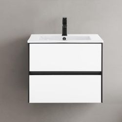 24" Wall Mounted Bathroom Vanity 