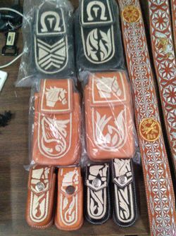 Fundas de navaja y celular de Mexico