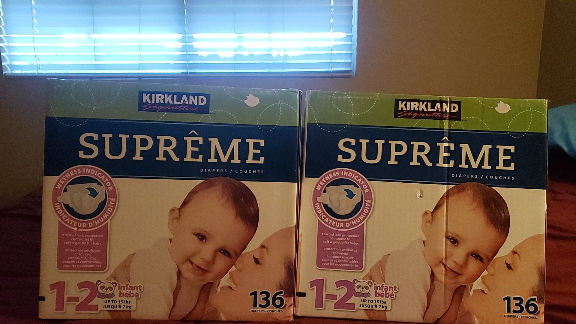 Kirkland Supreme Size 1-2 Diapers