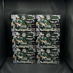 2023 NFL Panini Mosaic Football Trading Card Mega Box Lot of 6