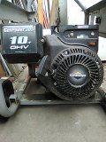 Briggs & Stratton 10 HP gasoline engine.