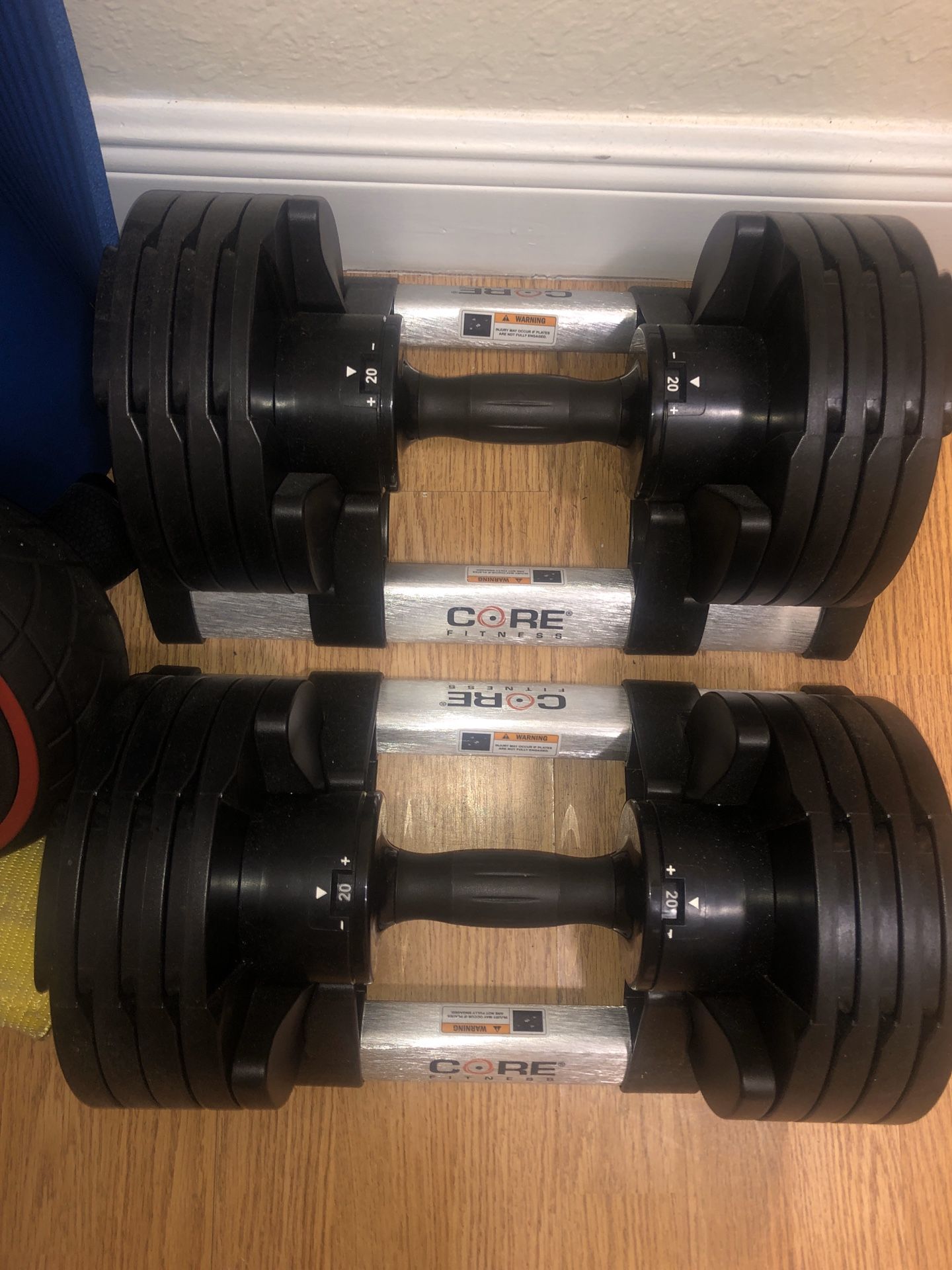 New dumbbells 50 pounds each intelligent change weighs