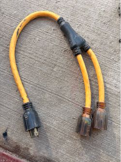 Y adapter splitter generator cord