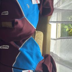 Nike Tech  Reflective Maroon And Blue