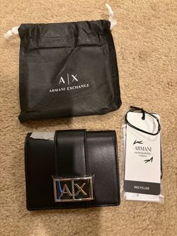 BNWT Armani Exchange Wallet - black